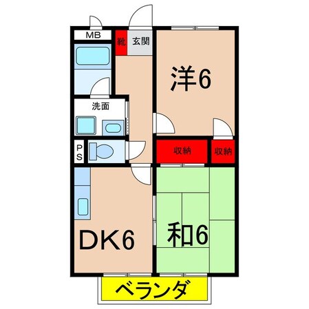 ハイツ池田の物件間取画像